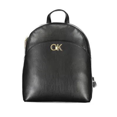 Calvin Klein Polyester Women's Backpack In Black