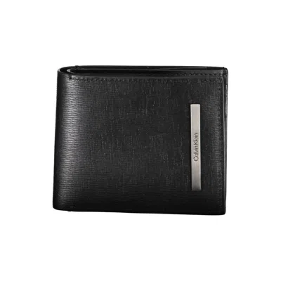 Calvin Klein Polyester Men's Wallet In Black