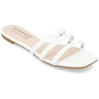 Journee Collection Women's Tru Comfort Foam Camarie Sandal In White