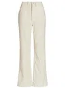 Re/done Women's 70s Pocket Loose Flare Pants In Ivory