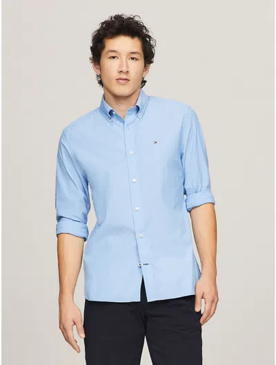 Tommy Hilfiger Men's Regular Fit Solid Poplin Shirt In Multi