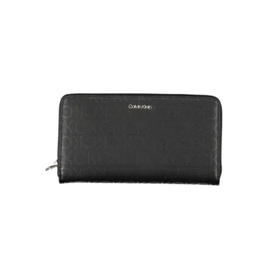 Calvin Klein Polyester Men's Wallet In Black