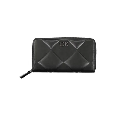 Calvin Klein Polyester Men's Wallet In Black