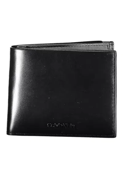 Calvin Klein Leather Men's Wallet In Black