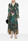 Camilla Verdis World Silk Wrap Dress In Multicolor