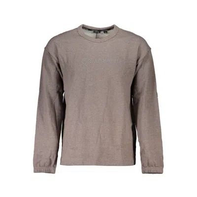 Calvin Klein Cotton Men's Sweater In Brown