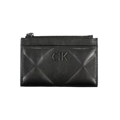 Calvin Klein Polyester Men's Wallet In Black