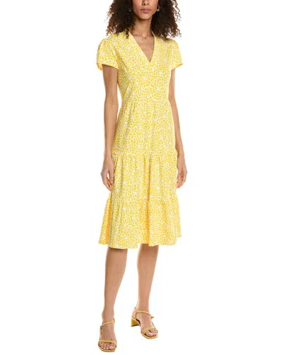 Jude Connally Libby A-line Dress In Yellow