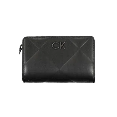 Calvin Klein Polyester Men's Wallet In Black