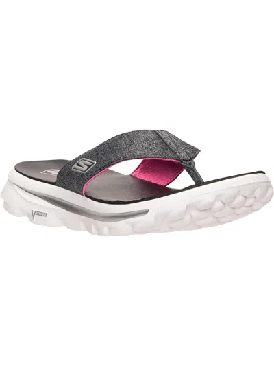 Skechers Performance Womens Heathered Thong Flip-flops In Multi