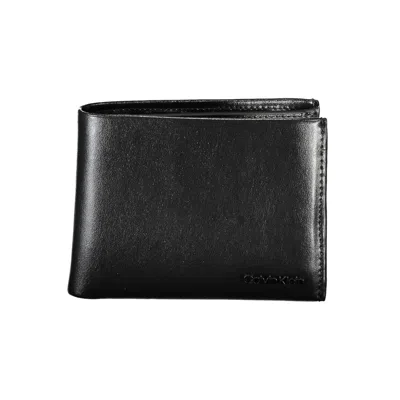 Calvin Klein Leather Men's Wallet In Black