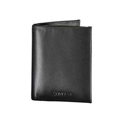 Calvin Klein Leather Men's Wallet In Black