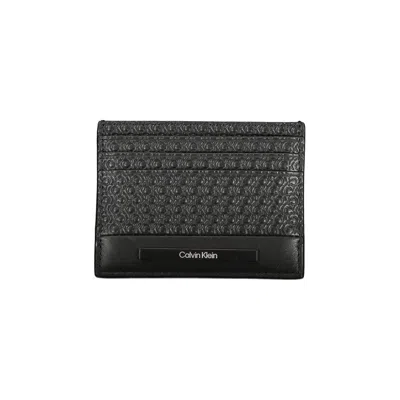 Calvin Klein Polyester Men's Wallet In Black