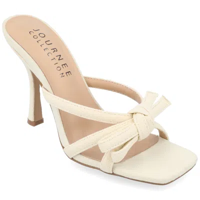 Journee Collection Cilicia Stiletto Sandal In White