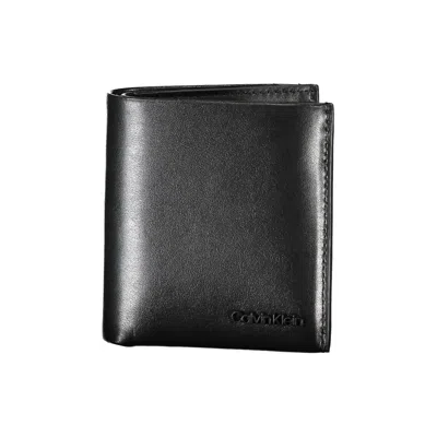 Calvin Klein Leather Men's Wallet In Black