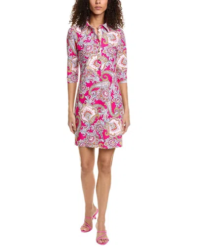 Jude Connally Womens Susanna Tailored Dress, L In Pink