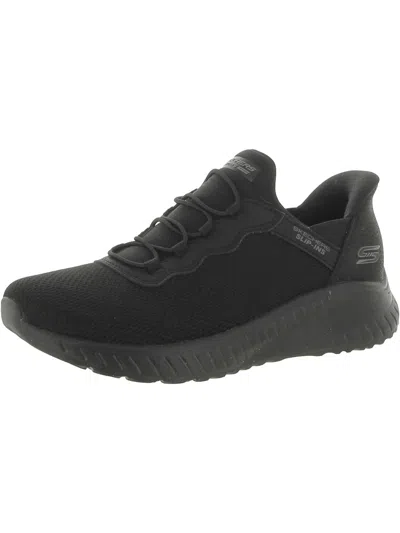 Skechers Squad Chaos-daily Inspiration Womens Performance Lifestyle Slip-on Sneakers In Black