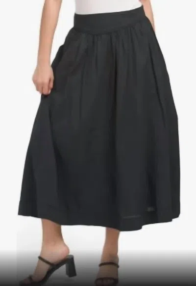 Lilla P Skirt With Yoke In Black