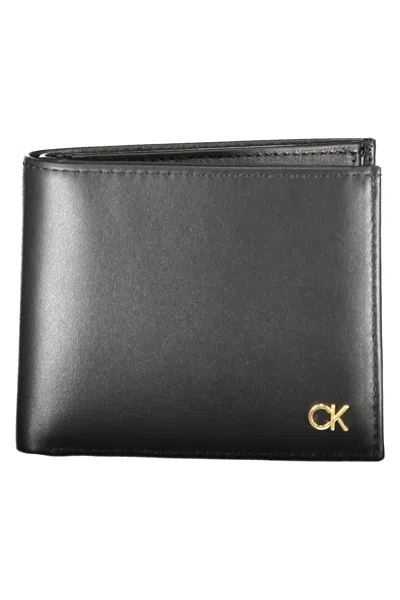 Calvin Klein Leather Men's Wallet In Black