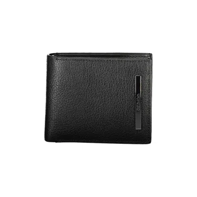 Calvin Klein Leather Men's Wallet In Black