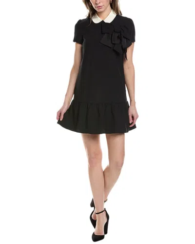 Red Valentino Mini Dress In Black