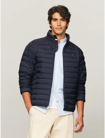 Tommy Hilfiger Men's Recycled Packable Jacket In Blue