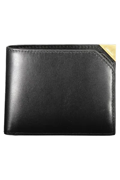 Calvin Klein Leather Men's Wallet In Black