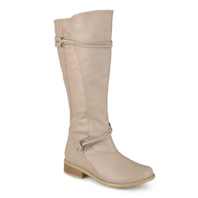 Journee Collection Collection Women's Harley Boot In Beige