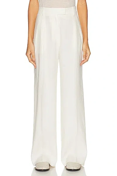 The Row Antone Trouser In Off White