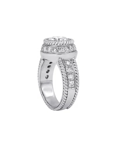 Diana M. Fine Jewelry 18k 2.83 Ct. Tw. Diamond Half-set Ring