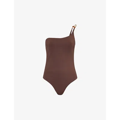Sir Womens Chocolate Jeanne Bead-embellished Swimsuit