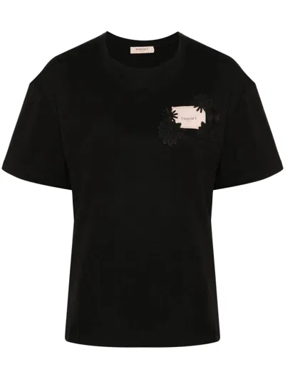 Twinset T-shirt  Woman Color Black In Black