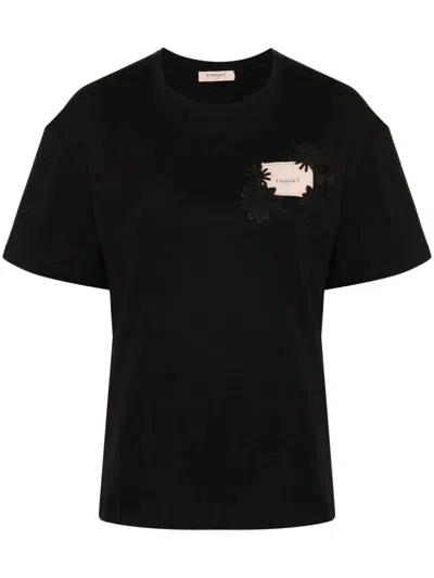 Twinset T-shirt  Woman Colour Black