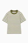 Cos The Clean Cut T-shirt In Green