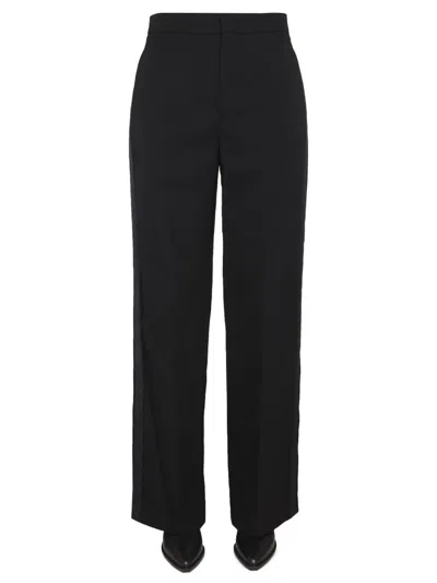 Isabel Marant Pleated Tailored Trousers In Black