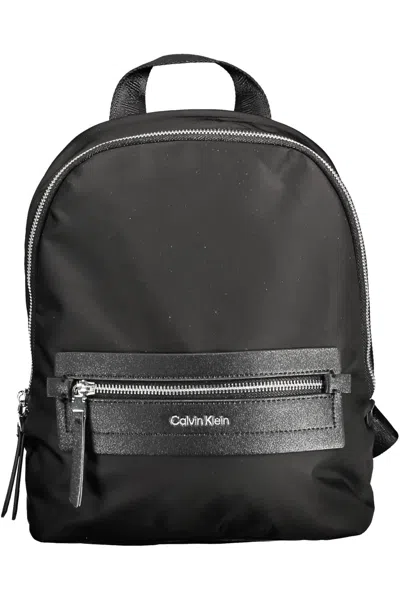 Calvin Klein Polyester Women's Backpack In Black