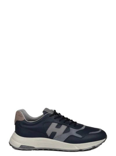 Hogan Hyperlight Meshed Sneakers In Blue