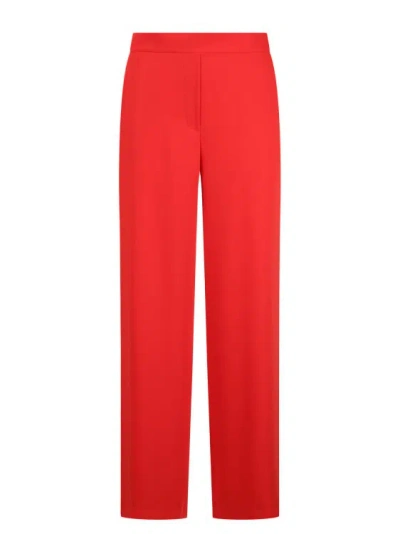 P.a.r.o.s.h Panty Wide Leg Trousers In Red