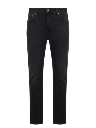 Haikure Cleveland Zip Soft Black Denim Jeans