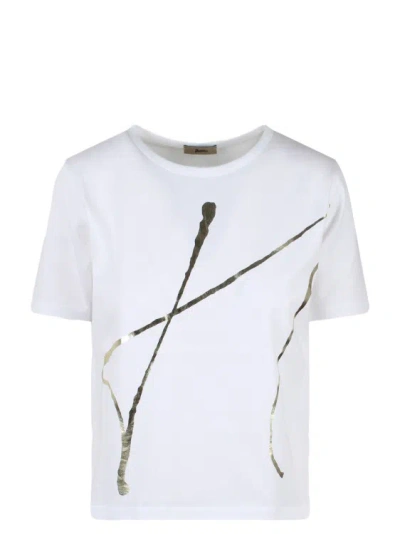 Herno T-shirts In White