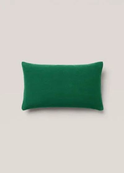 Mango Home Plain Cotton Cushion Cover 30x50cm Green