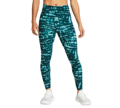Under Armour Women's Printed Motion Ankle Leggings In Circuit Teal,hydro Teal,hydro Teal