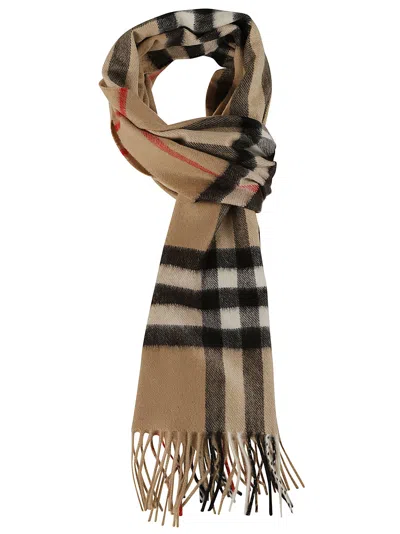 Burberry Giant Check Scarf In Archive Beige