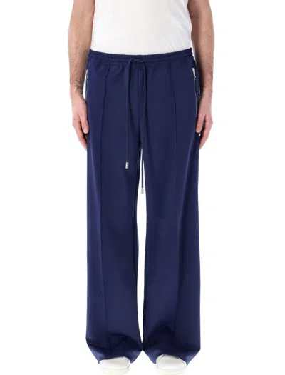Jw Anderson Drawstring Track Pants In Blue