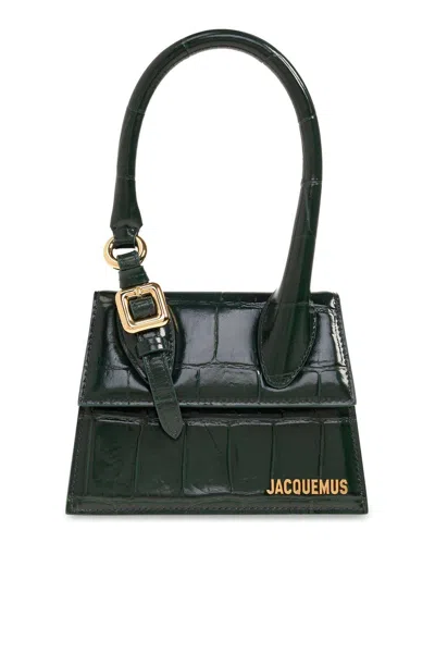 Jacquemus Dark Green Le Chiquito Moyen Boucle Bag