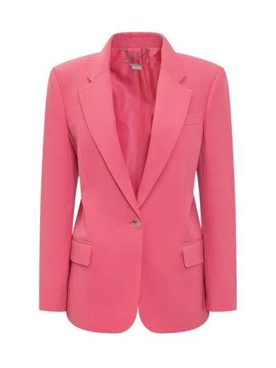 Stella Mccartney Wool Single-breasted Blazer In Watermelon