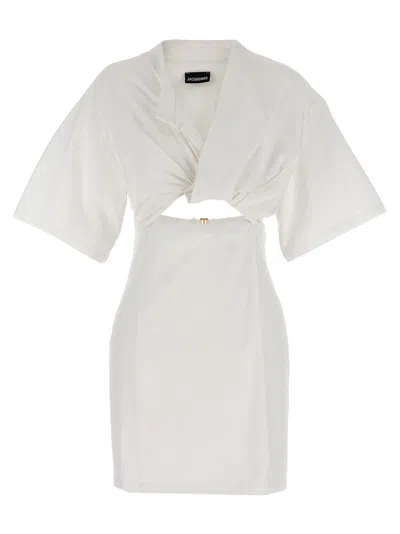 Jacquemus Bahia Dresses White