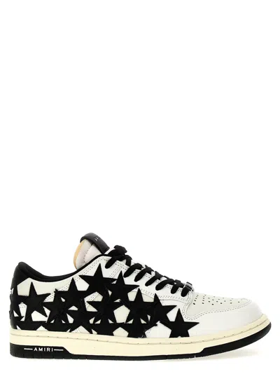 Amiri Stars Low Sneakers In White/black