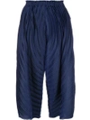 ISSEY MIYAKE CROPPED FLARED TROUSERS,IM78FF11812273588