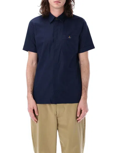 Vivienne Westwood Short Sleeved Shirt Navy